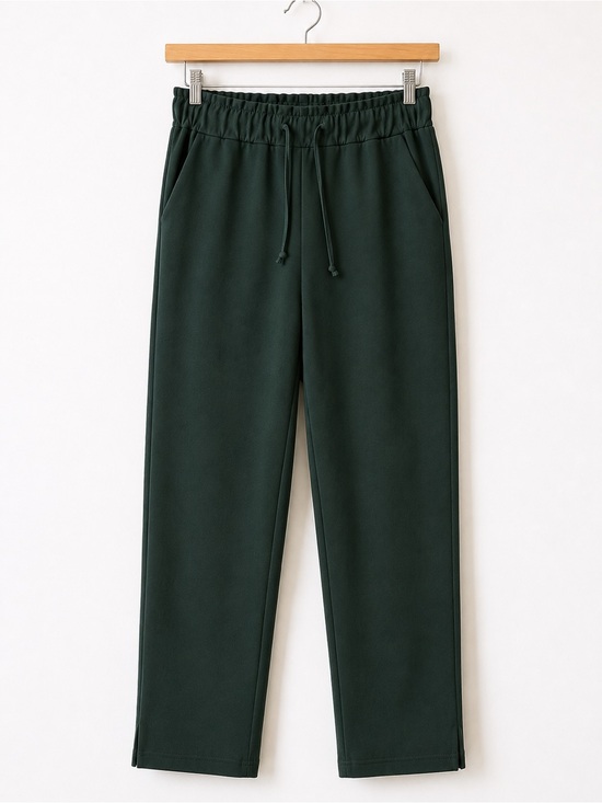 Joie Pants - Joie Elastic Waist Lounge Athleisure Pants Dark Green Size M NWT